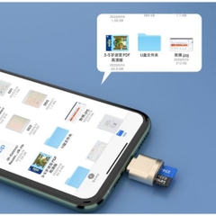 Đầu Đọc Thẻ Nhớ Micro TF Usb 3.1 IOS Type C Dạng Móc Khóa Tiện Dụng