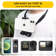 Vòng đeo cổ TELESIN SE gắn điện thoại , Gopro, ActionCam, Omso Action, Insta360 Ace pro