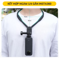 Vòng đeo cổ TELESIN SE gắn điện thoại , Gopro, ActionCam, Omso Action, Insta360 Ace pro
