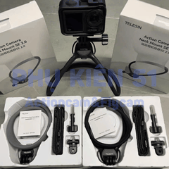 Vòng đeo cổ Telesin SE 2.0 gắn Actioncam Gopro Insta360 Actioncam chắc chắn