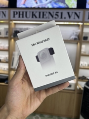 Insta360 X4 Mic Wind Muff - Mút lọc tiếng gió Insta360 X4 giúp giảm tiếng gió khi chạy xe - Chính Hãng