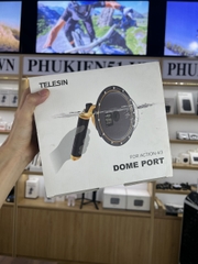 Dome Port chống nước TELESIN cho Osmo Action 5 Pro/ 4 /3 quay nửa trên nửa dưới