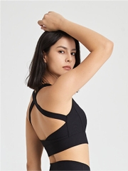 Áo tập croptop quai lưng chéo