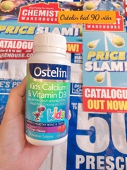 KẸO CANXI + D3 OSTELIN KHỦNG LONG VỊ DÂU CHO BÉ