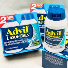 VIÊN UỐNG GIẢM ĐAU HẠ SỐT ADVIL IBUPROFEN 200MG 200 CỦA MỸ