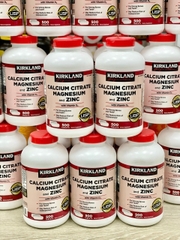 VIÊN UỐNG CALCIUM CITRTAE, MEGNESIUM AND ZINC WITH D3 CỦA MỸ