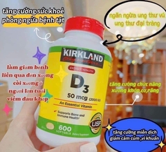 VITAMIN D3 KIRLAND EXTRA STRENGTH CỦA MỸ