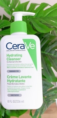 SỮA RỬA MẶT CERAVE LÀM SẠCH, CẤP ẨM 236ML BẢN PHÁP