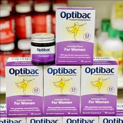 MEN PHỤ KHOA OPTIBAC TÍM HỘP 30 VIÊN