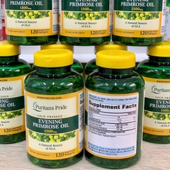 VIÊN UỐNG TINH DẦU HOA ANH THẢO PURITAN'S PRIDE EVENING PRIMROSE OIL 1300MG 120 VIÊN CỦA MỸ