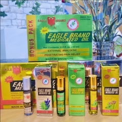 DẦU GIÓ  LĂN CON Ó EAGLE BRAND MEDICATED OIL CỦA MỸ