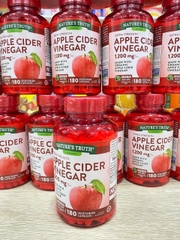 VIÊN UỐNG GIẢM CÂN GIẤM TÁO APPLE CIDER VINEGAR 180V