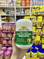 VITAMIN TẢO TỔNG HỢP MULTIVITAMIN NATURE'S WAY ÚC 200 VIÊN