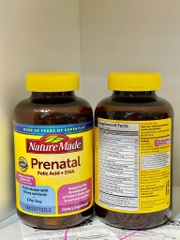 BỔ BẦU PRENATAL MULTI + DHA 150V CỦA MỸ