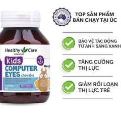 KẸO BỔ MẮT CHO BÉ HEALTHY CARE KIDS COMPUTER EYES CỦA ÚC 60V