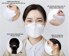 KHẨU TRANG Y TẾ 4 LỚP KF94 MASK LỌC BỤI MỊN BẢO VỆ SỨC KHOẺ THÙNG 30 TÚI /  TÚI 10 CÁI