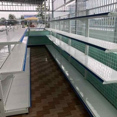[ Miễn Phí Lắp Đèn ] Dãy Kệ Áp Tường ( 1 Mặt ) Dài 6m x Cao 1m5 x 4 Tầng