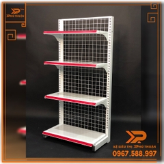 Kệ Siêu Thị Áp tường (1 Mặt) - Dài 70 x Rộng 35 x Cao 150 x 4 tầng
