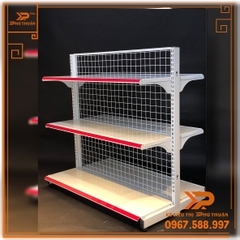 Kệ Siêu Thị Giữa Nhà (2 Mặt) - Dài 120 x Rộng 70 x Cao 120 x 3 Tầng x 2 Mặt