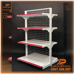 Kệ Siêu Thị Giữa Nhà (2 Mặt) - Dài 90 x Rộng 70 x Cao 150 x 4 Tầng x 2 Mặt