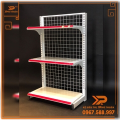 Kệ Siêu Thị Áp tường (1 Mặt) - Dài 70 x Rộng 35 x Cao 120 x 3 Tầng