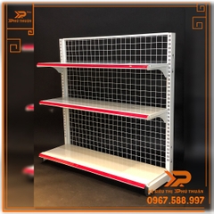 Kệ Siêu Thị Áp tường (1 Mặt) - Dài 120 x Rộng 35 x Cao 120 x 3 tầng