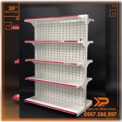 Kệ Tole Lỗ Giữa Nhà (2 Mặt) - Dài 120 x Rộng 70 x Cao 180 x 5 tầng x 2 Mặt