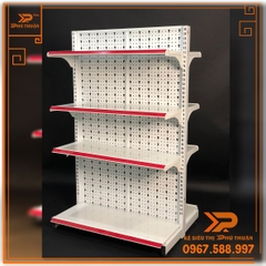 Kệ Tole Lỗ Giữa Nhà (2 Mặt) - Dài 90 x Rộng 70 x Cao 150 x 4 Tầng x 2 Mặt