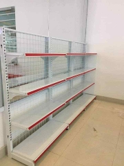 [ Miễn Phí Lắp Đèn ] Dãy Kệ Áp Tường ( 1 Mặt ) Dài 3m6 x Cao 1m5 x 4 Tầng