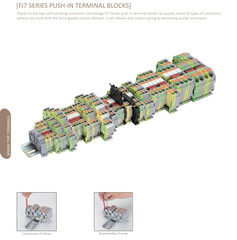 FJ7 SERIES FUSE PUSH-IN TERMINAL BLOCKS