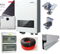 Combo tự lắp Điện Mặt Trời 10kW 1 pha hòa lưới