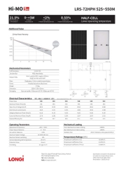 Tấm pin LONGi 535 Wp
