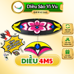 Diều 4m5 full cacbon