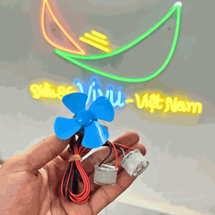 Đen quạt 2 bóng rời