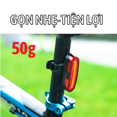 Đèn hậu xe đạp, đèn hậu 6 chế độ 600 MAH