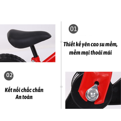 Xe thăng bằng,xe thăng bằng cho bé nam và bé gái 12inch