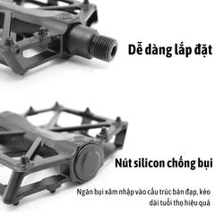 Bàn đạp xe đạp, peldan xe đạp chất lượng bền bỉ hợp kim nhôm