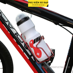 Bình nước thể thao, bình nước xe đạp polyetylen an toàn thời trang van chống rò kín