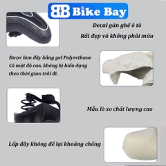 Yên xe đạp thể thao, yên xe đạp lò xo thép chất lượng đỉnh 2023