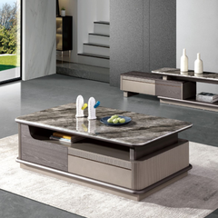 Bàn sofa và kệ tivi mặt đá mã DTH-3914