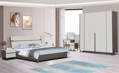 Bộ giường tủ bàn trang điểm hiện đại nhập khẩu DTH-D18