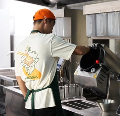 Dự án Nón không vành đồng phục thêu Togo Noodles theo yêu cầu