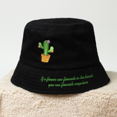 Dự án Nón bucket thêu xương rồng và thông điệp theo yêu cầu