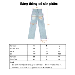Quần Jean Nữ Thêu Nơ
