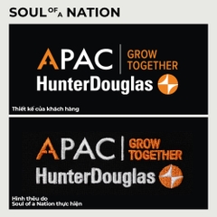 Dự án Hình thêu Logo Hunter Douglas