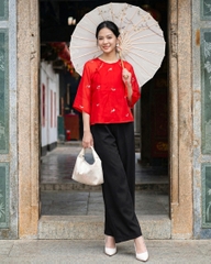 Combo Áo Yếm + Quần Trouser Nữ