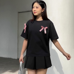 Áo thun - Đính Nơ Ruy Băng Nhỏ