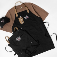 Dự án Tạp dề dài đồng phục thêu Genie Studio theo yêu cầu