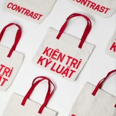 Dự án Túi tote in theo yêu cầu Contrast