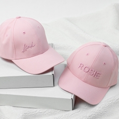 Dự án Nón lưỡi trai thêu satin 3D ROSIE, Linh theo yêu cầu